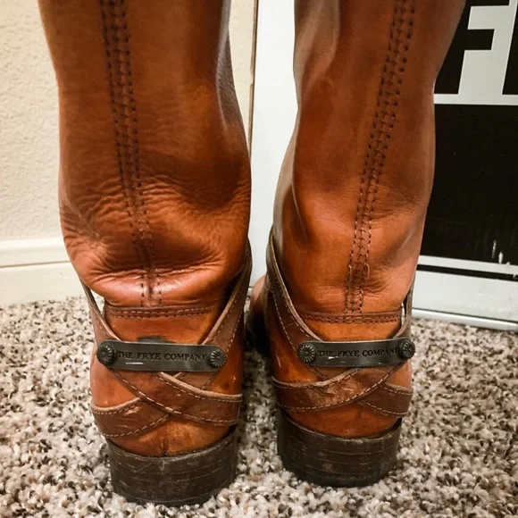 Gently worn Frye, leather Riding Boots - Picture 3 of 5